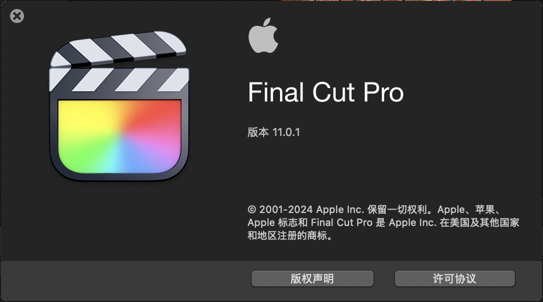Final Cut Pro 11.0.1